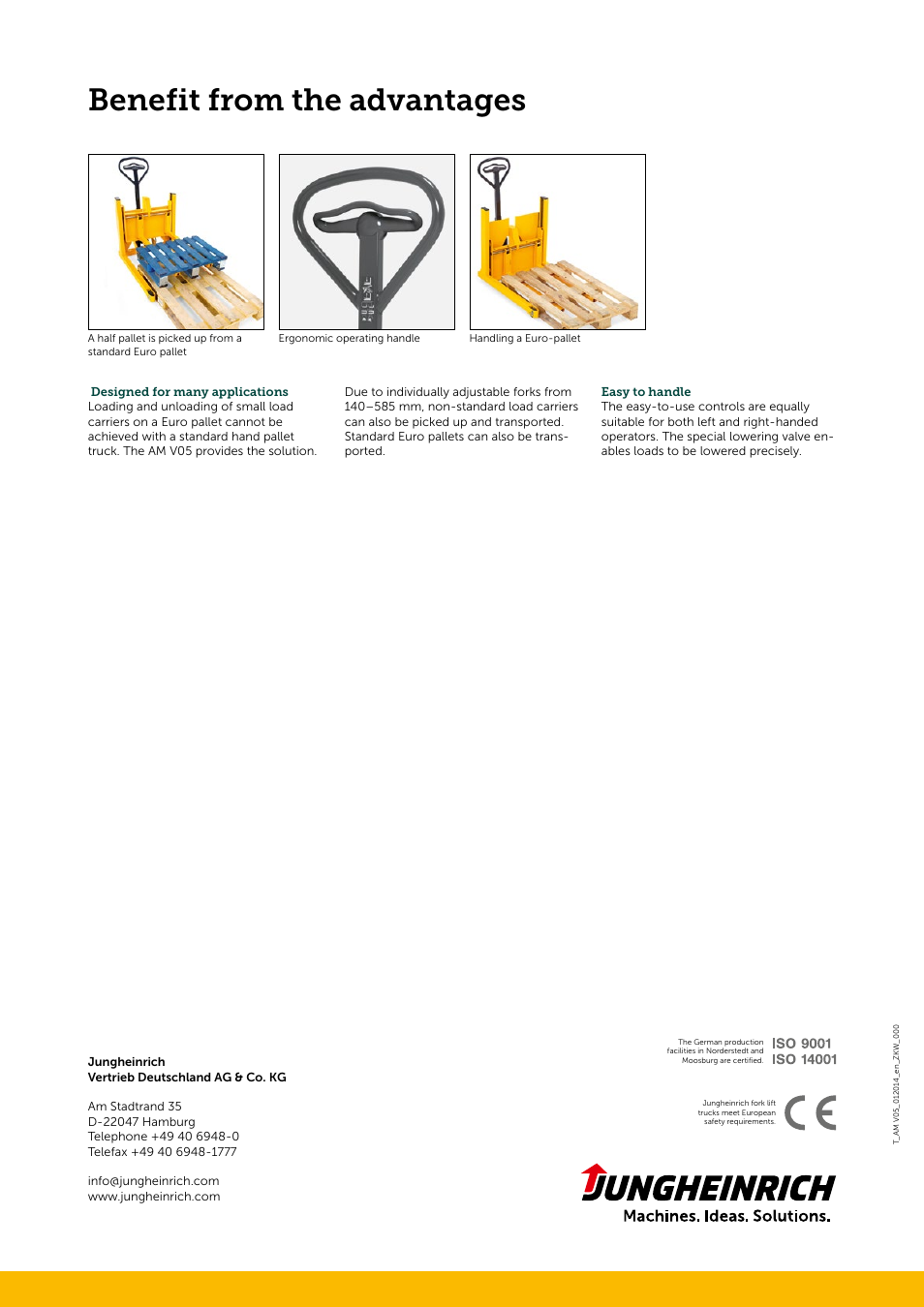 Benefit from the advantages | Jungheinrich AM_V05 User Manual | Page 4 / 4