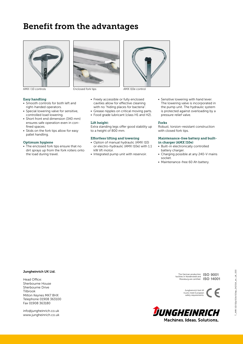 Benefit from the advantages | Jungheinrich AMX_I10-I10e-I10p-I10ep User Manual | Page 4 / 4