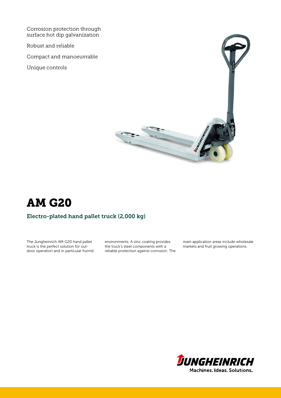 Jungheinrich AM_G20 User Manual | 4 pages