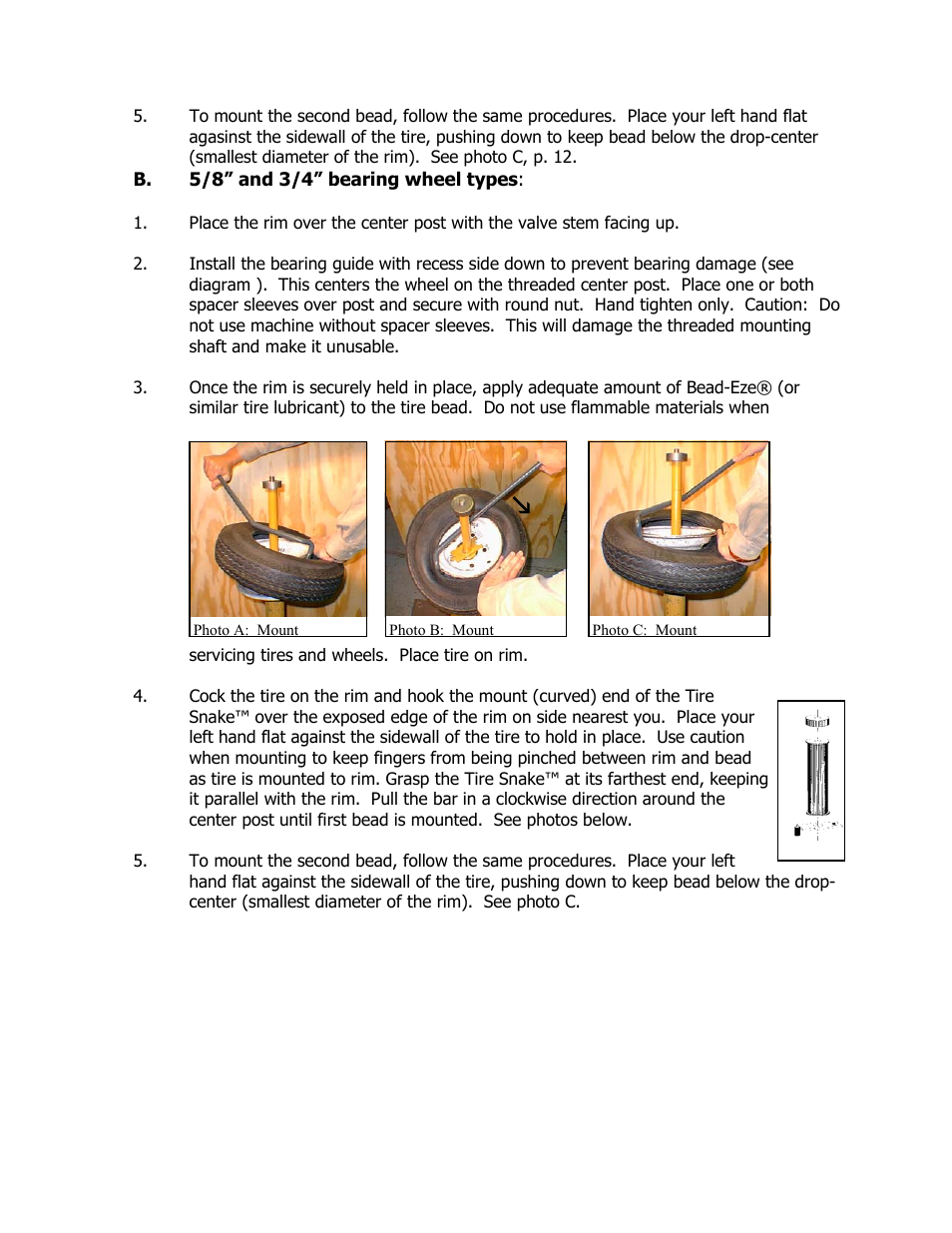 Ken Tool T601 (38601) CENTER POST TIRE CHANGING SYSTEM User Manual | Page 13 / 16