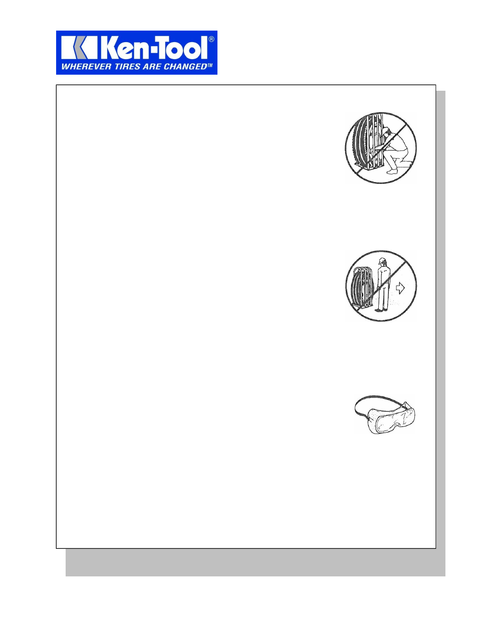 Ken Tool 36001-98 Cage User Manual | 2 pages