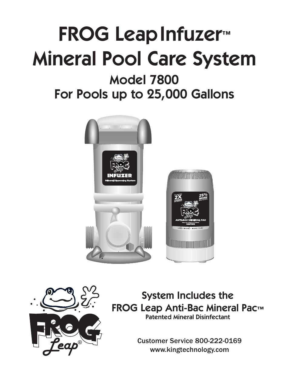 King Technology FROG Leap Model 7800 User Manual | 16 pages