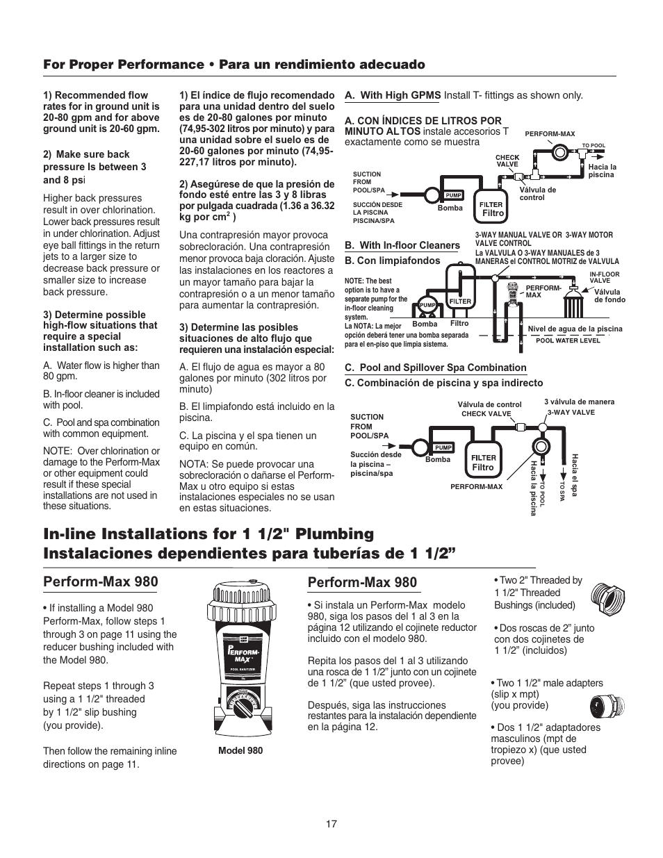 Perform-max 980 | King Technology Perform-Max Feeders User Manual | Page 17 / 24