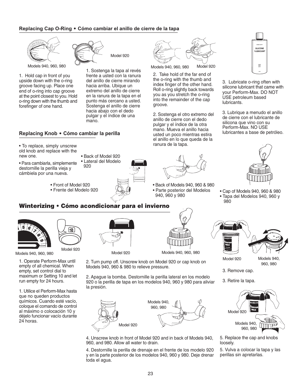 Winterizing • cómo acondicionar para el invierno | King Technology Perform-Max Feeders User Manual | Page 23 / 24