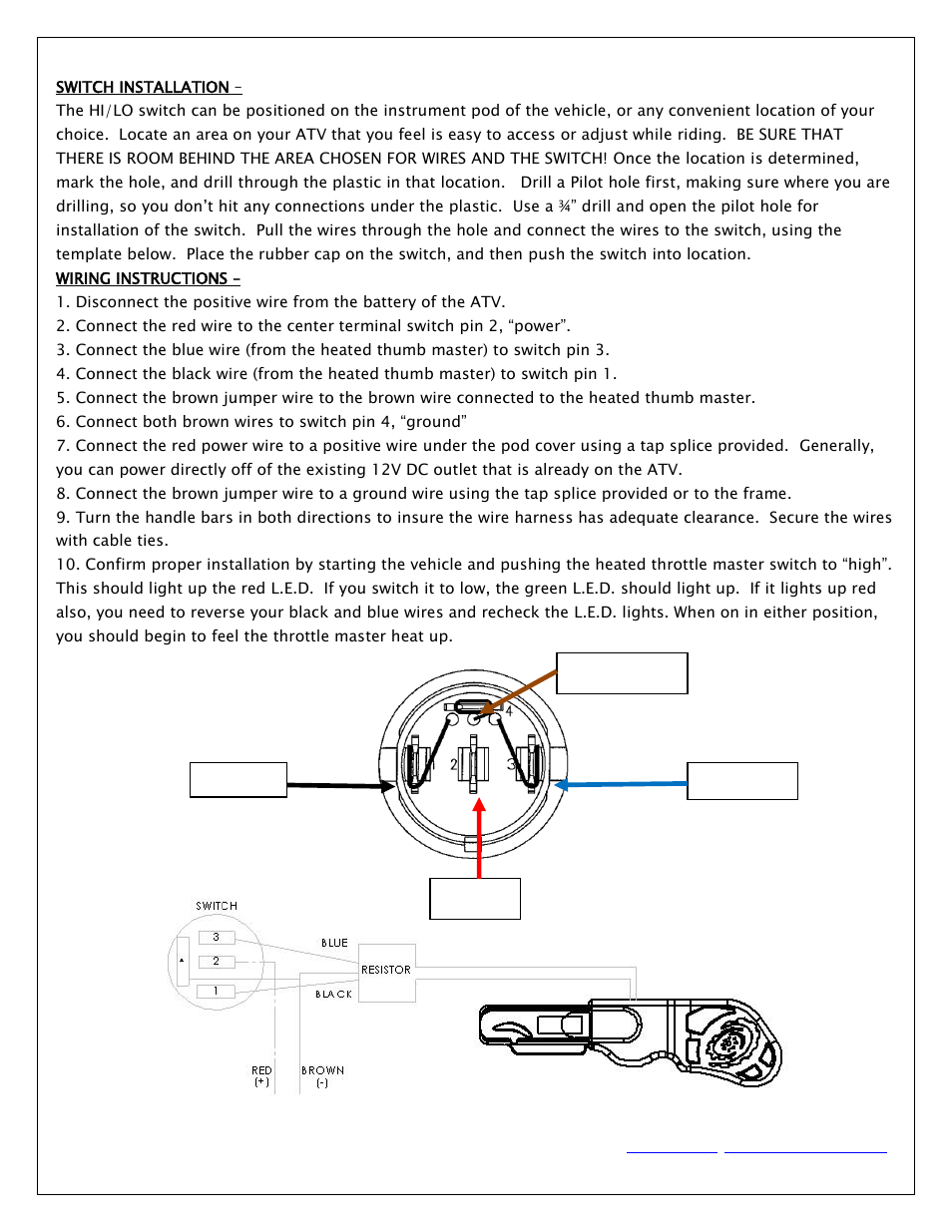 Kolpin 98010 – Heated Throttle Master User Manual | Page 2 / 2