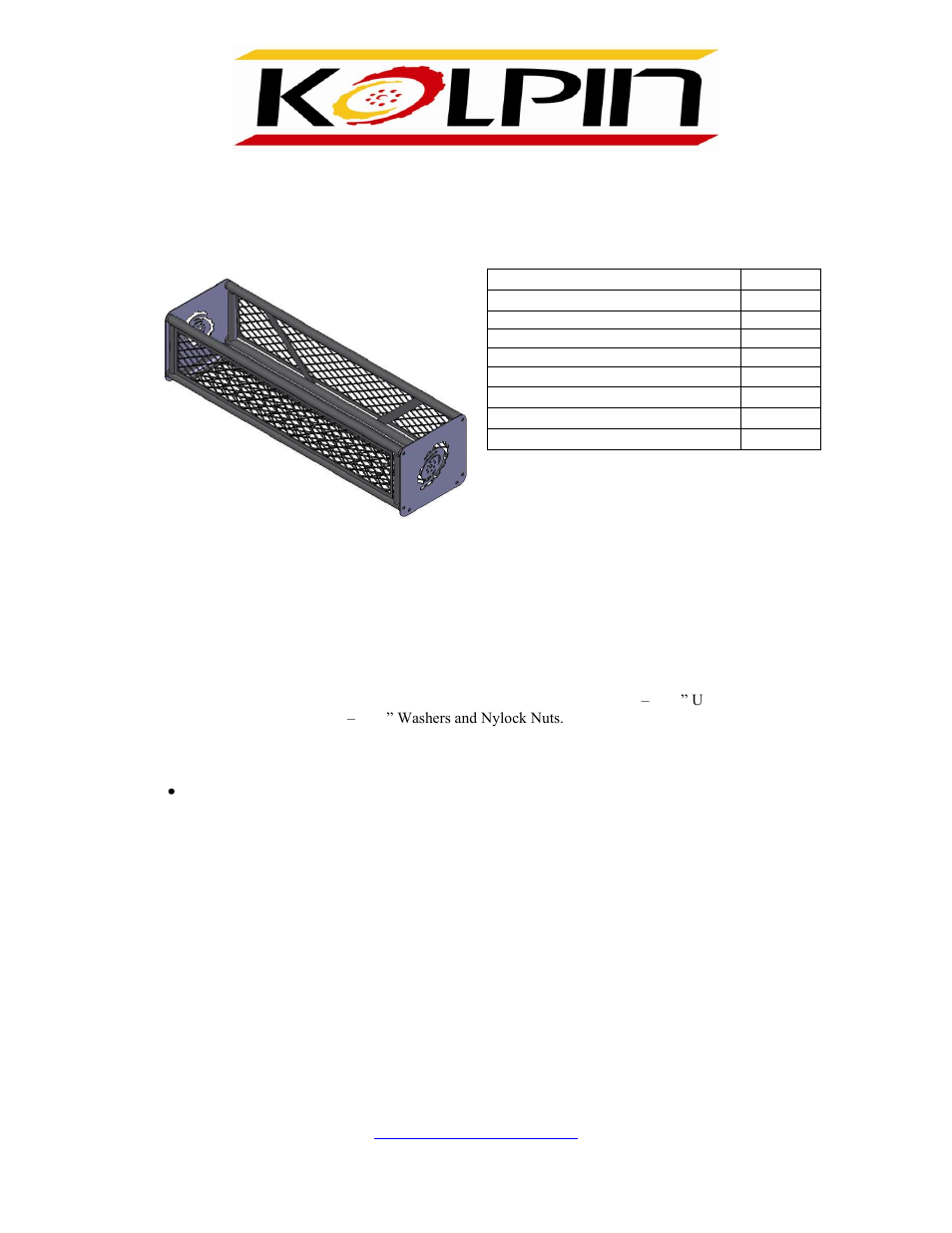 Kolpin 53200 - UTV BASKET User Manual | 2 pages