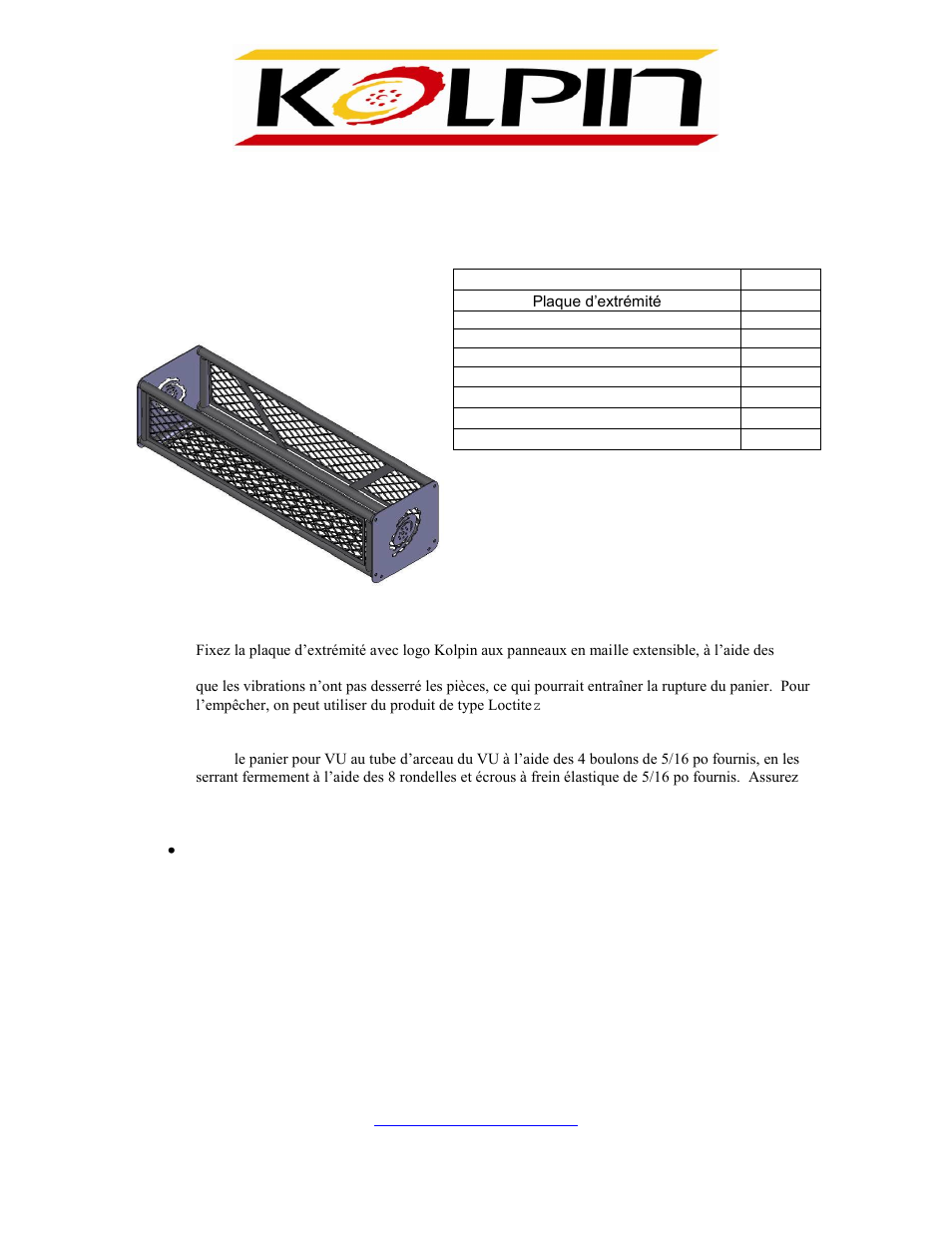 Kolpin 53200 - UTV BASKET User Manual | Page 2 / 2