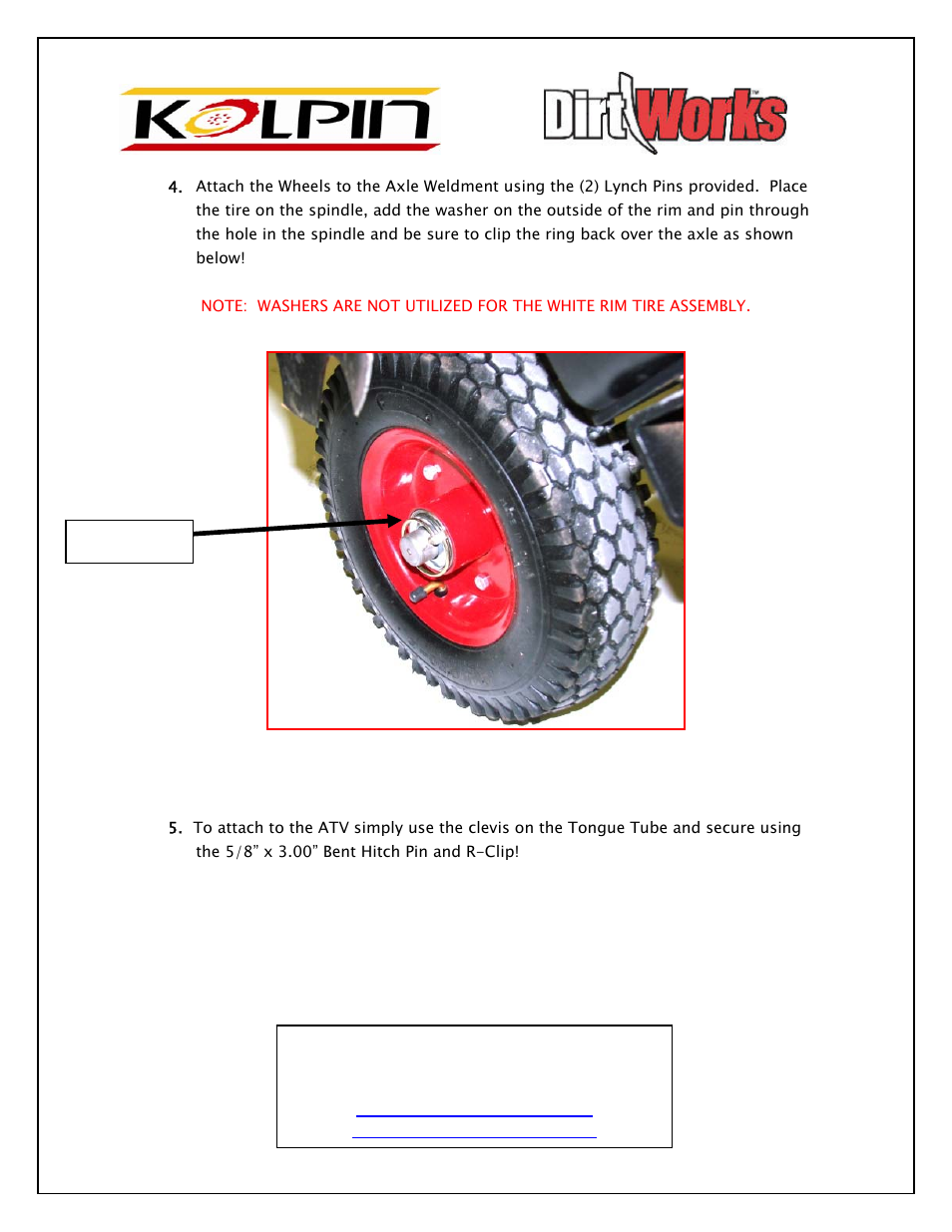 Kolpin 86850 – TOW BEHIND DISC User Manual | Page 3 / 9