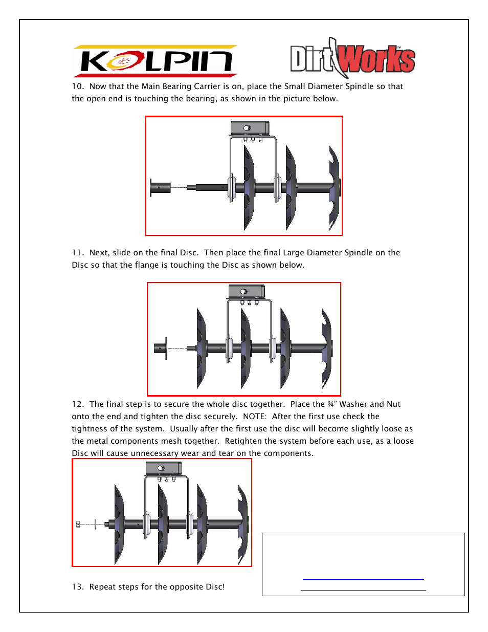 Kolpin 86850 – TOW BEHIND DISC User Manual | Page 8 / 9