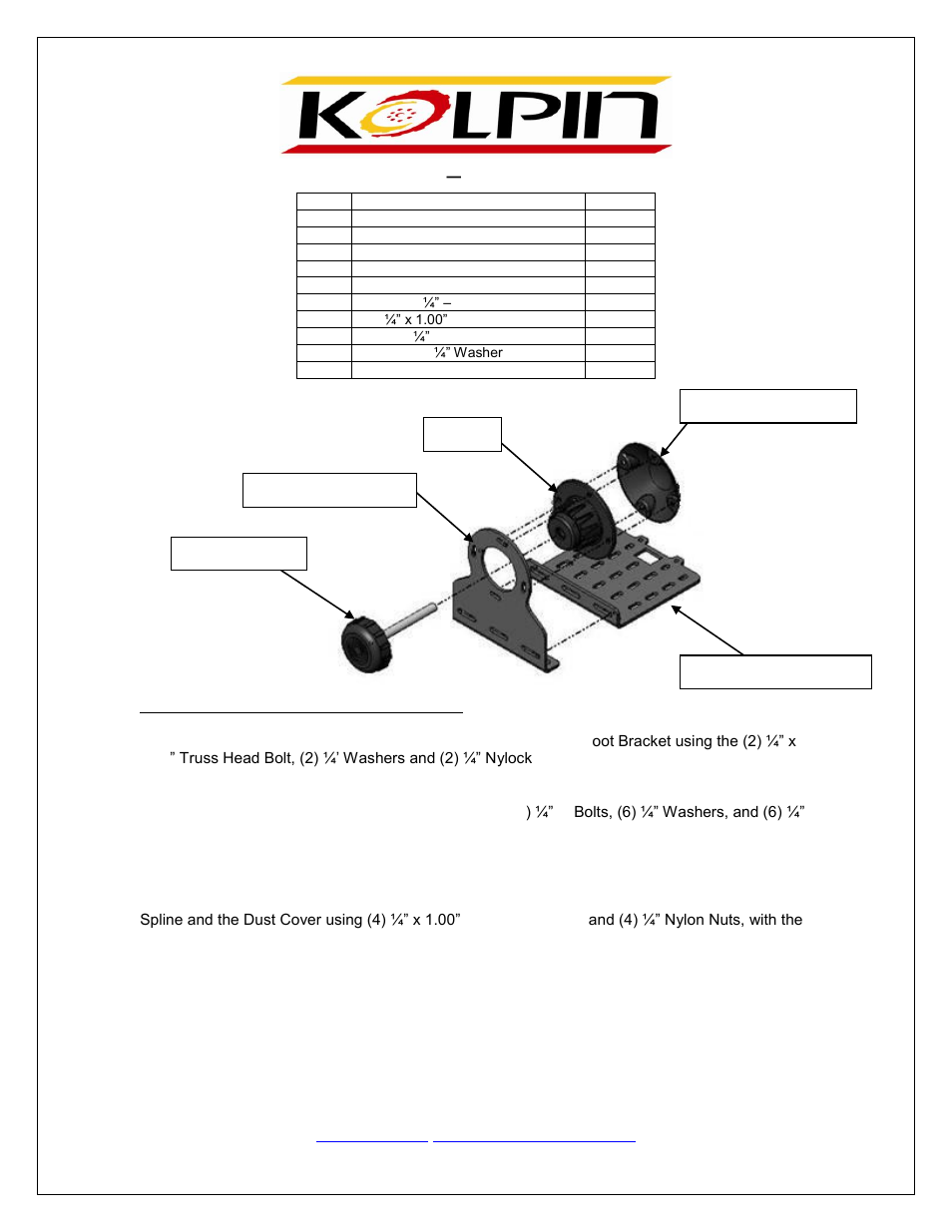 Kolpin 20090-95 – GUN BOOT 5.0 User Manual | 1 page