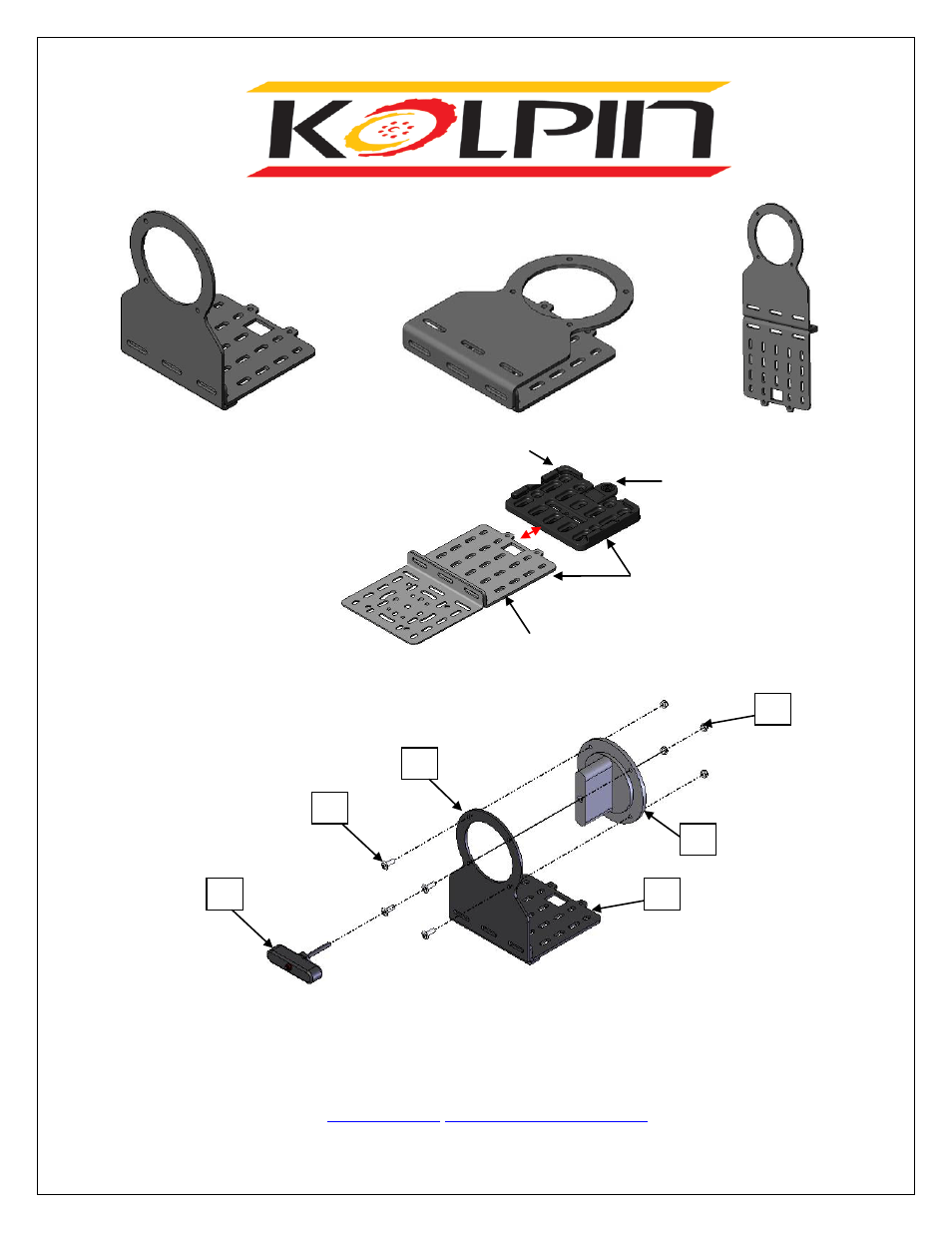 Kolpin 89475 – Fuel_Water Pack Bracket User Manual | Page 2 / 3