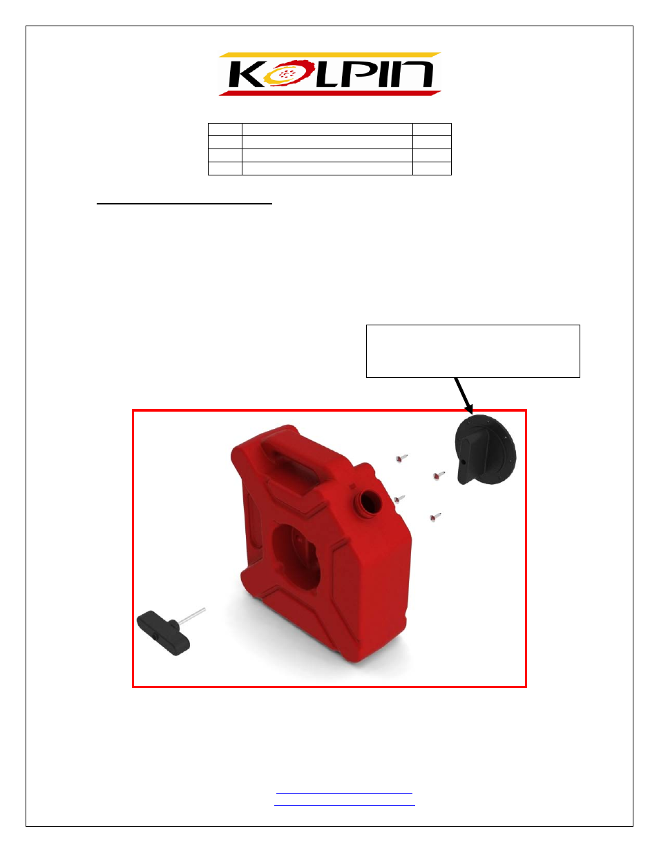 Kolpin 89435 – PACK MOUNT User Manual | 1 page