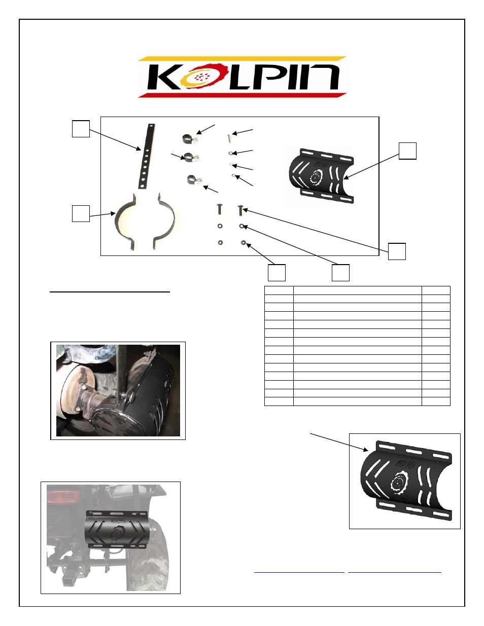 Stealth heat shield 2.0 | Kolpin 53570 - Stealth Exhaust 2.0 & Heat Shield User Manual | Page 11 / 12