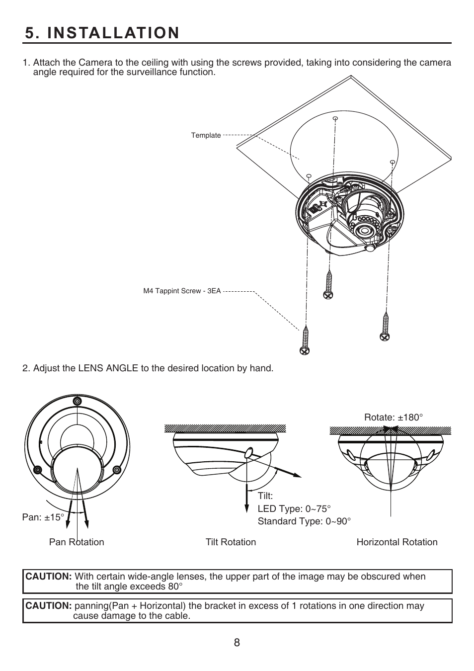 Installation | KT&C KPC-HLND45 User Manual | Page 8 / 17