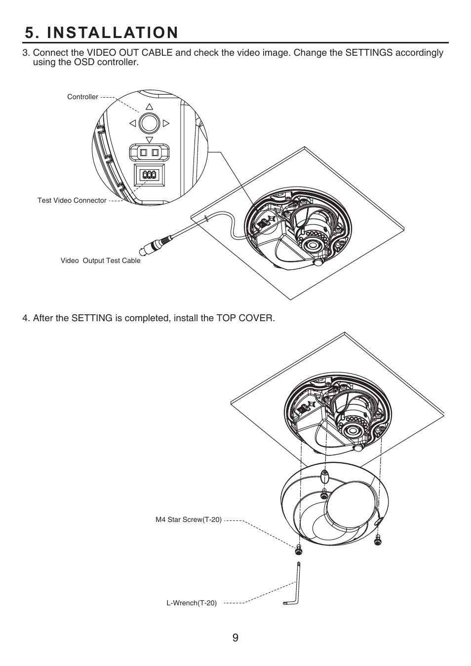 Installation | KT&C KPC-HLND45 User Manual | Page 9 / 17