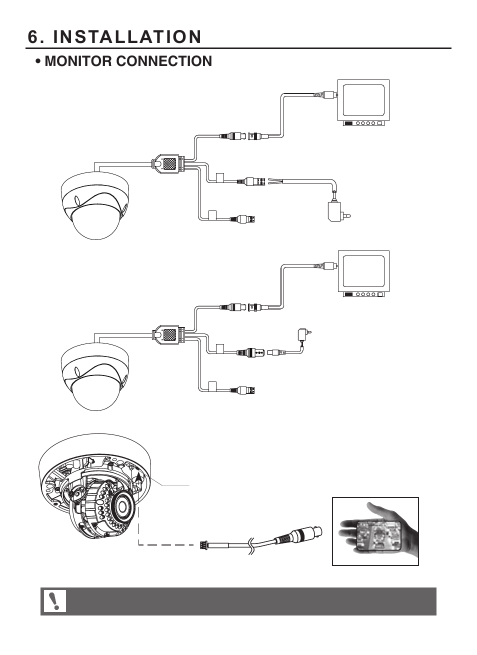 Installation, Monitor connection | KT&C KPC-HD(N)V122 User Manual | Page 11 / 18