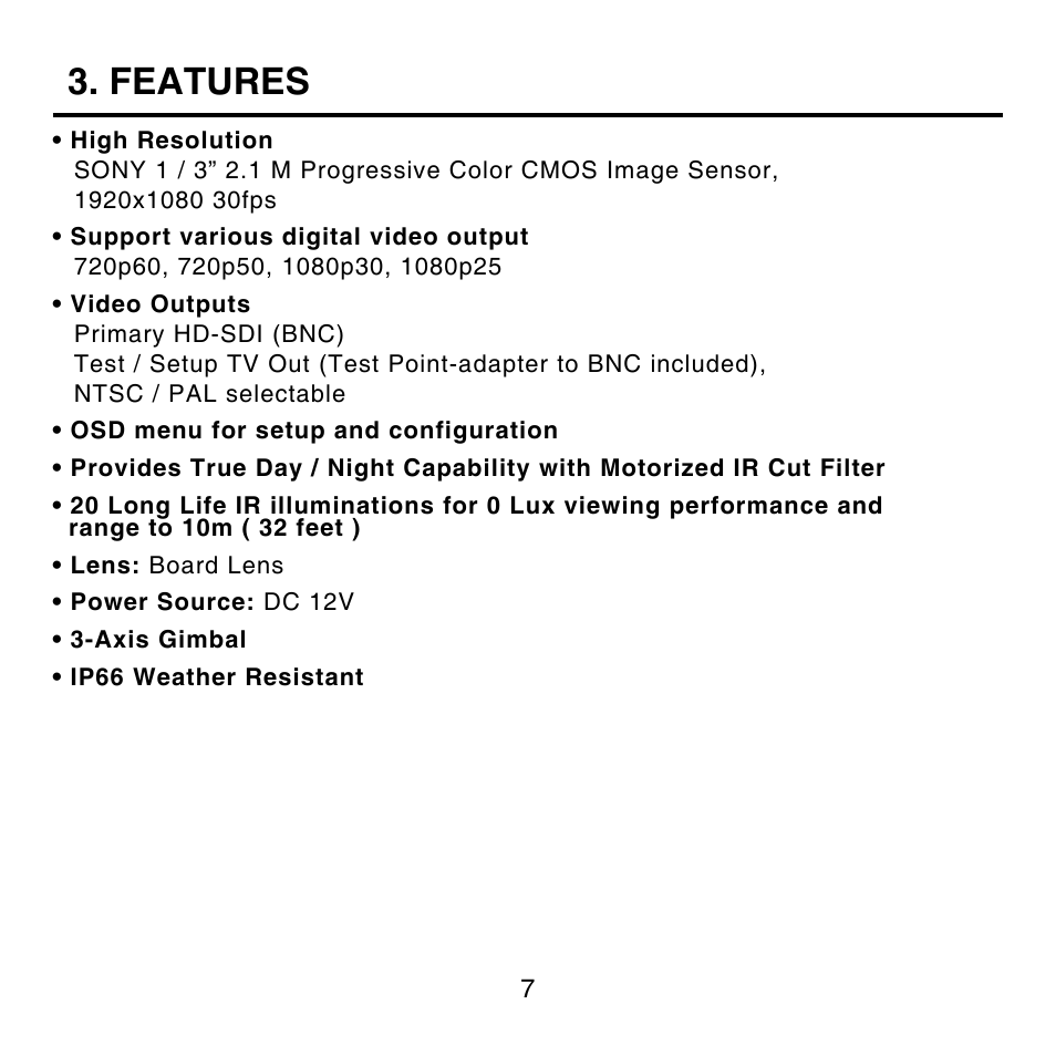 Features | KT&C KPC-HNV522MB User Manual | Page 7 / 18