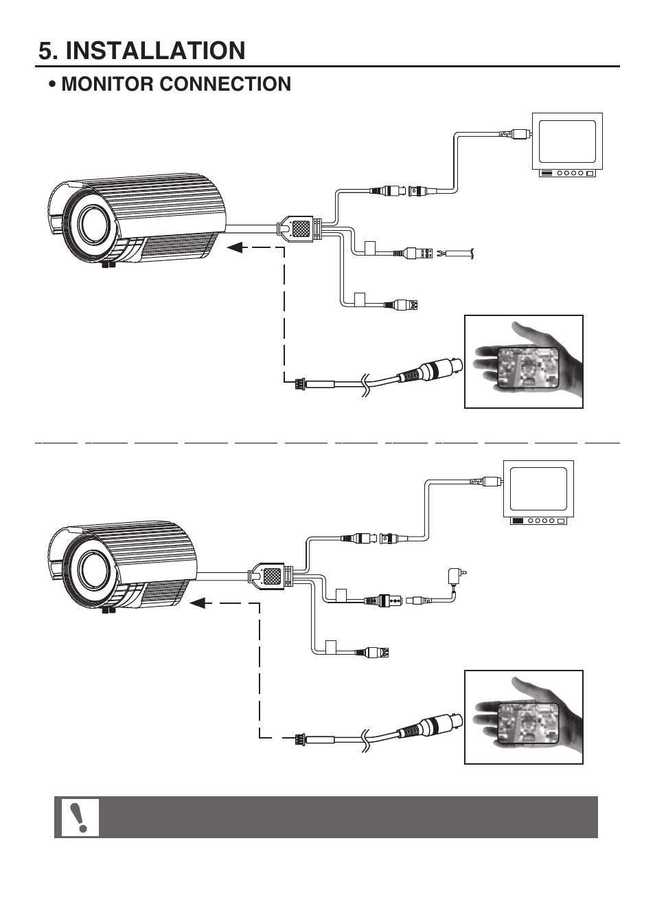 Installation, Monitor connection | KT&C KPC-HDN722M User Manual | Page 11 / 18