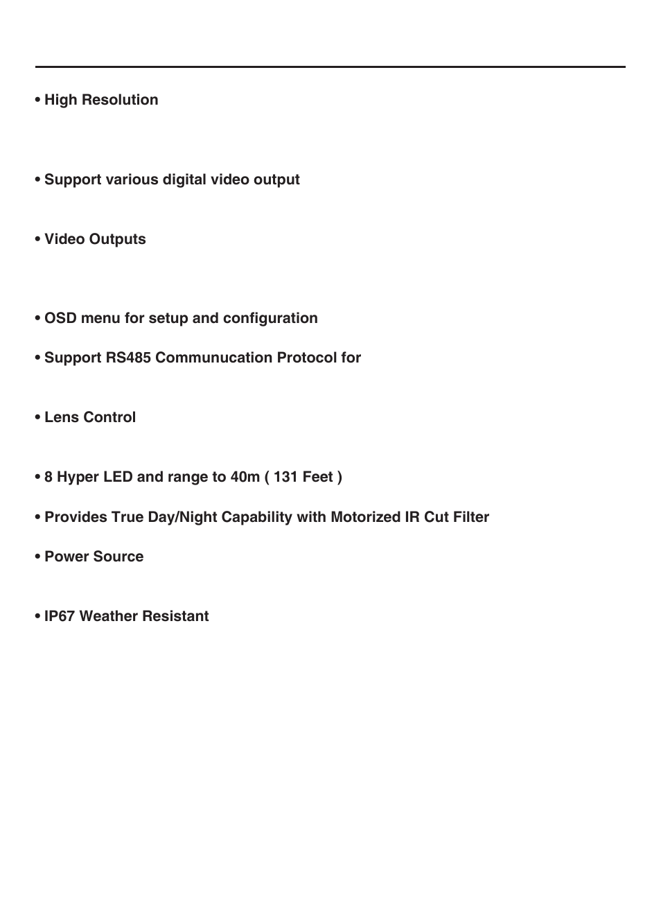 Features | KT&C KPC-HDN722M User Manual | Page 7 / 18