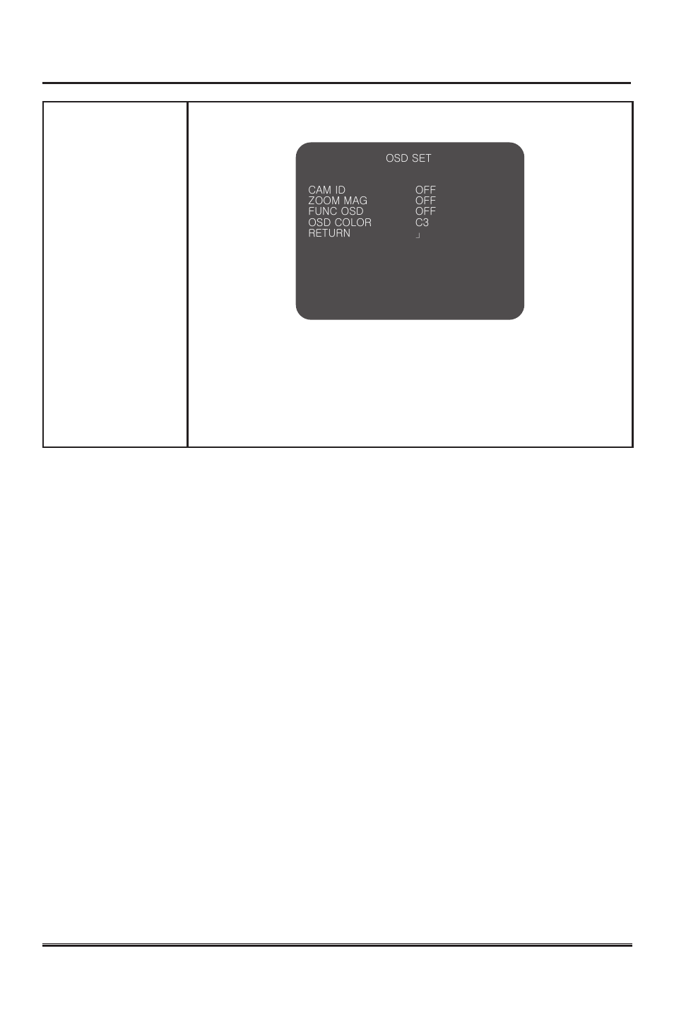 3 camera setup, 4 reset | KT&C KPC-ZAK220 User Manual | Page 26 / 28