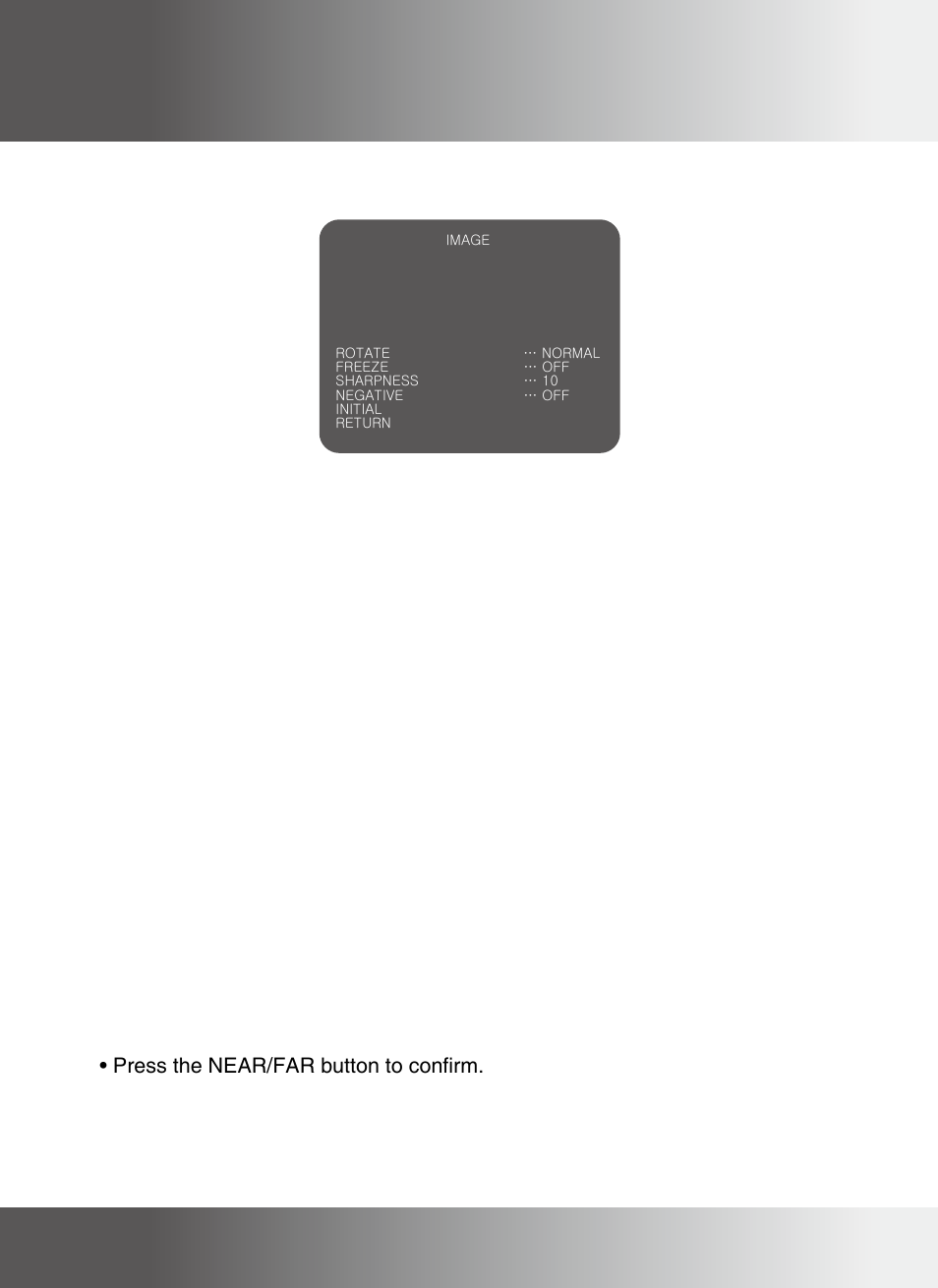 Sub-menu : image | KT&C KPC-ZA180NH User Manual | Page 29 / 39