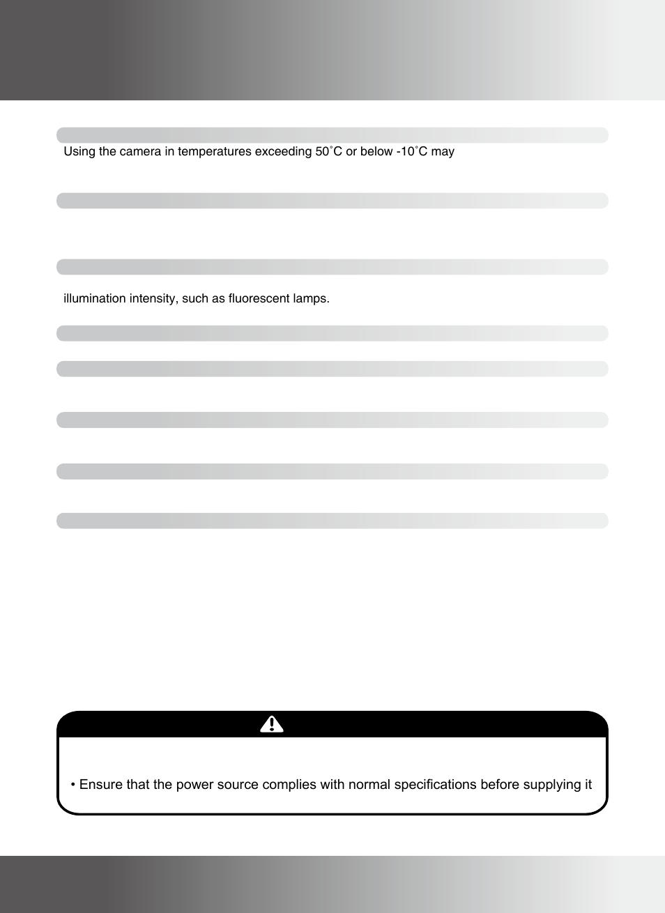 N o t e, Cautions 1 | KT&C KPC-ZA180NH User Manual | Page 5 / 39