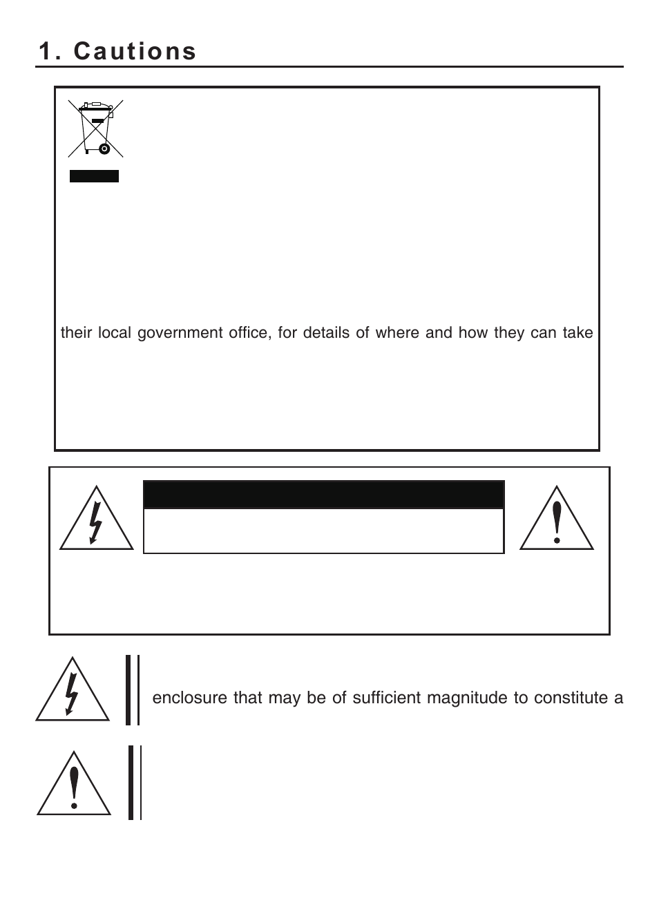 Cautions, Weee | KT&C KPC-LP751NU User Manual | Page 4 / 17