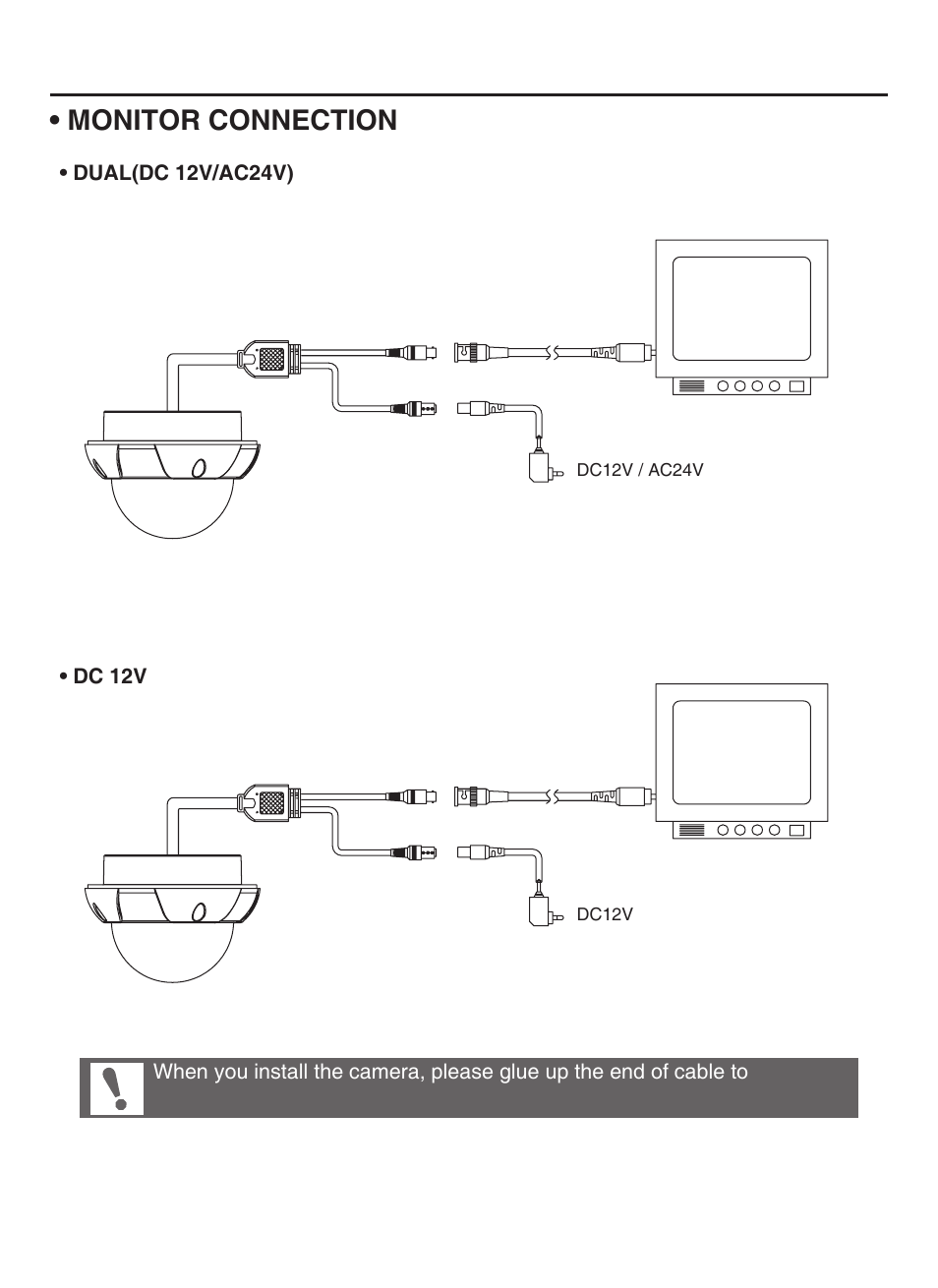 Connection, Monitor connection | KT&C KPC-VNE101NUV8 User Manual | Page 11 / 15