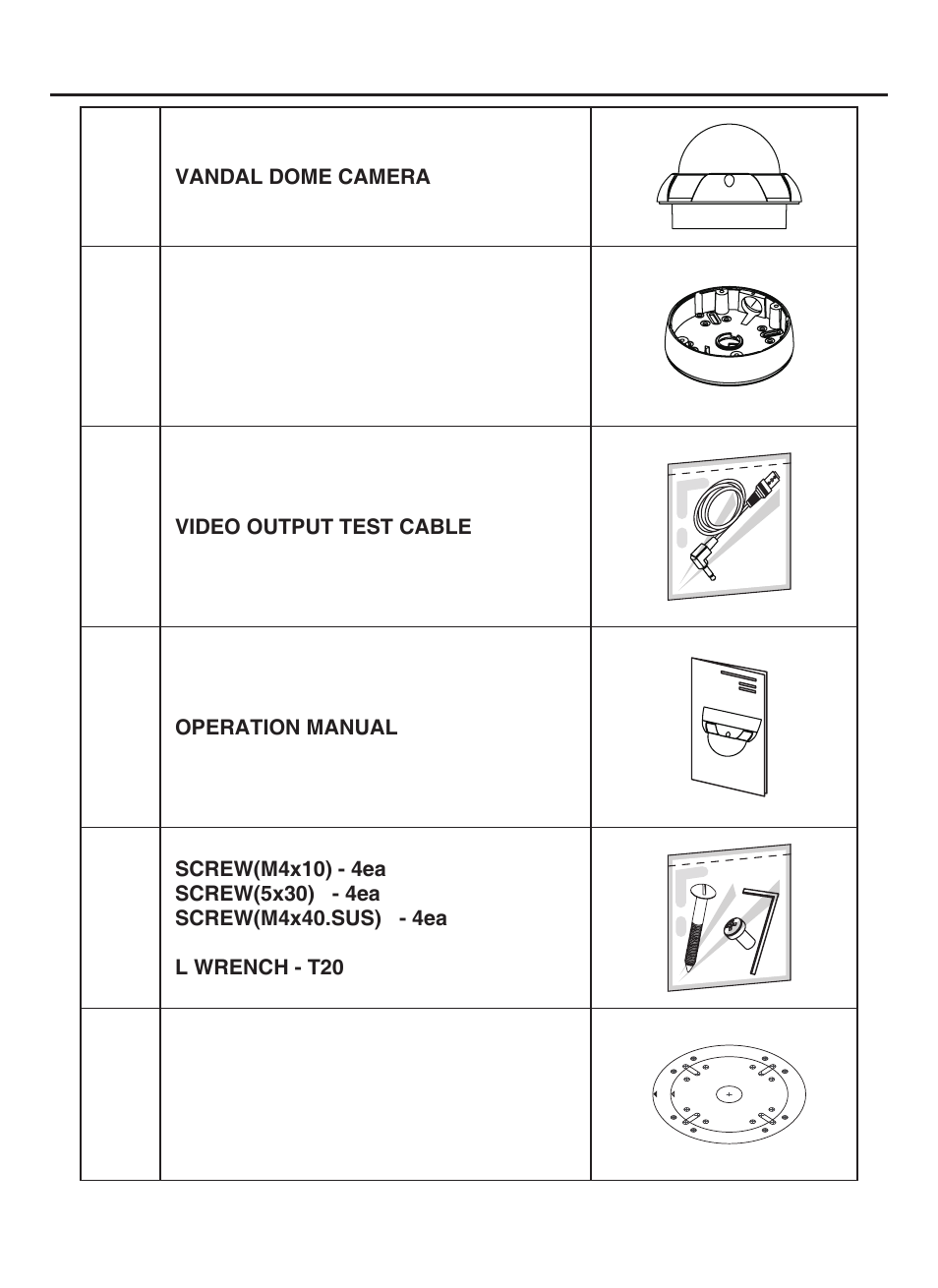Equipment and accessories | KT&C KPC-VNE101NUV8 User Manual | Page 7 / 15