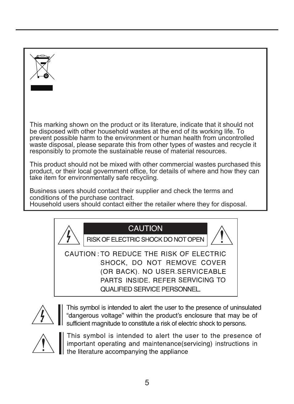 Cautions | KT&C KPC-VDE101NUV7 User Manual | Page 5 / 15