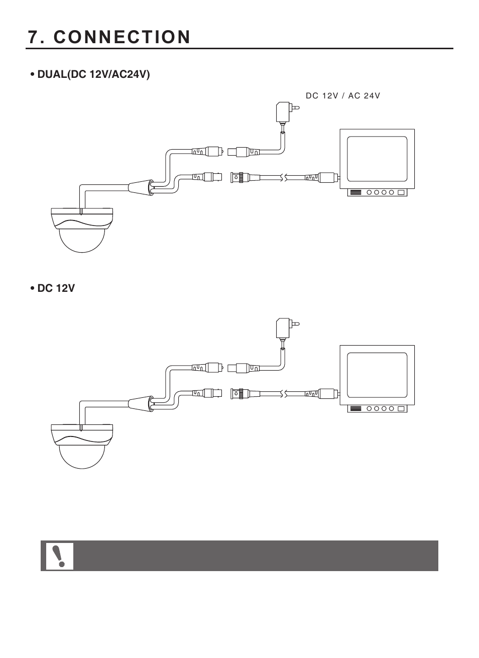 Connection | KT&C KPC-DE100NUV7 User Manual | Page 11 / 15