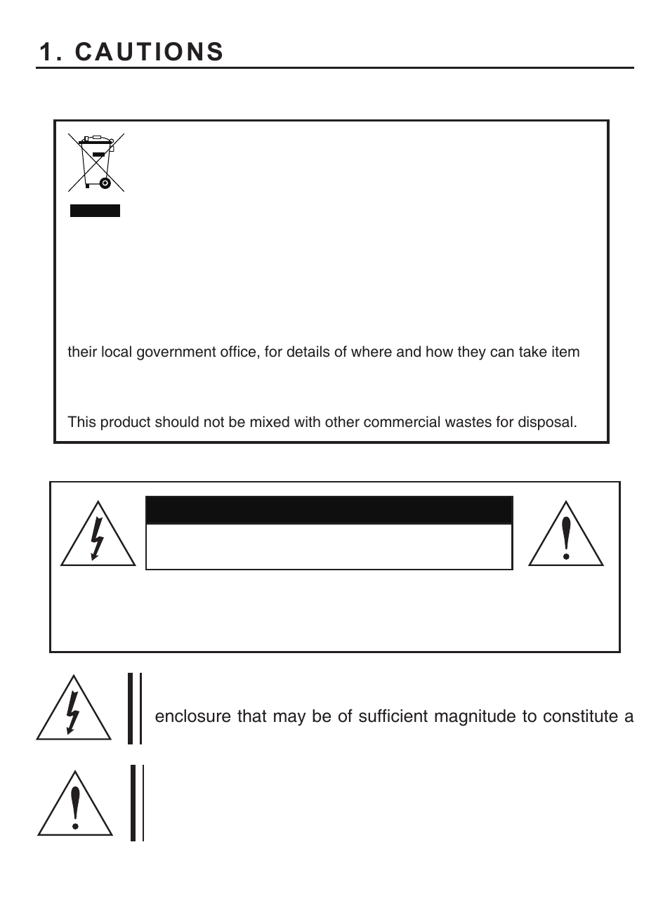 Cautions | KT&C KPC-DE100NUV7 User Manual | Page 5 / 15