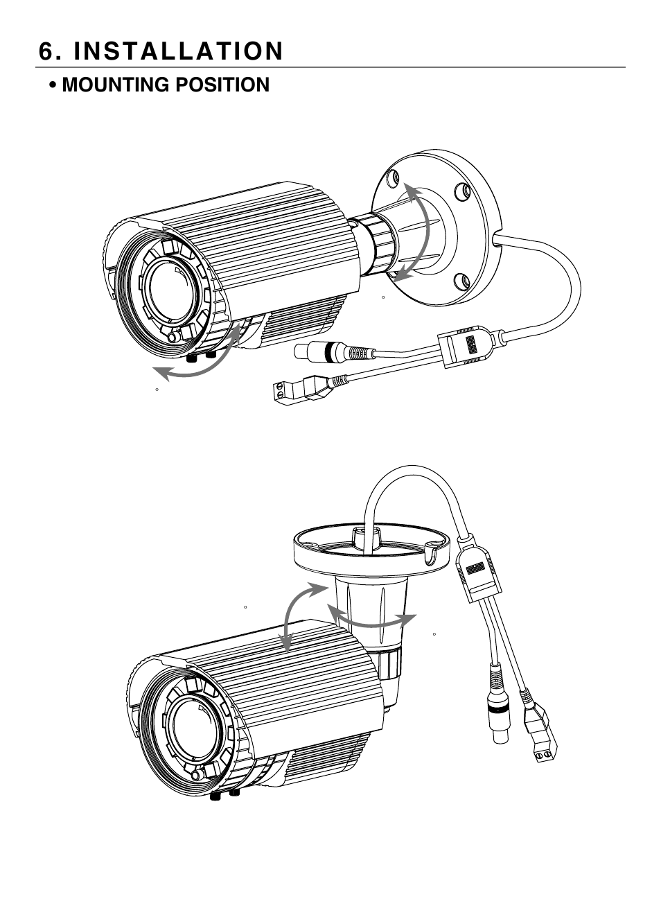 Installation, Mounting position | KT&C KPC-N751NU User Manual | Page 10 / 28