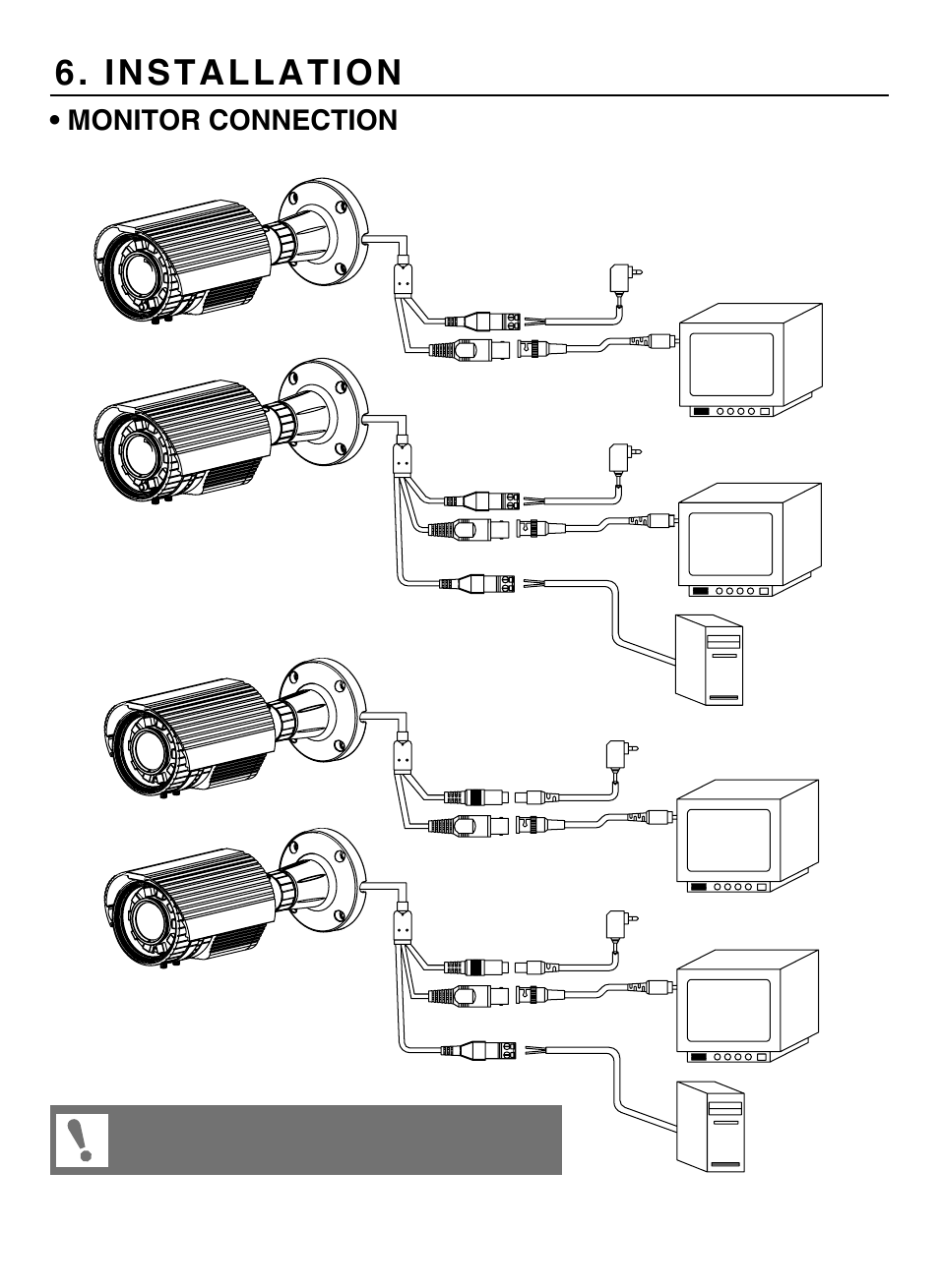 Installation, Monitor connection | KT&C KPC-N751NU User Manual | Page 11 / 28