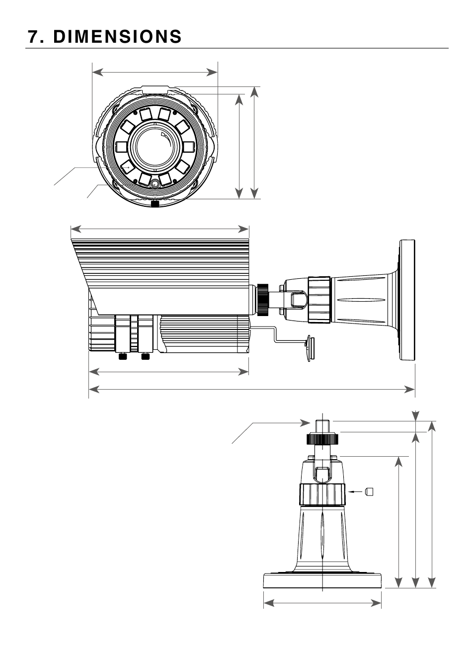Dimensions | KT&C KPC-N751NU User Manual | Page 12 / 28
