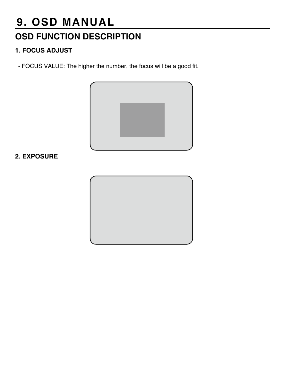 Osd manual, Osd function description | KT&C KPC-N751NU User Manual | Page 18 / 28