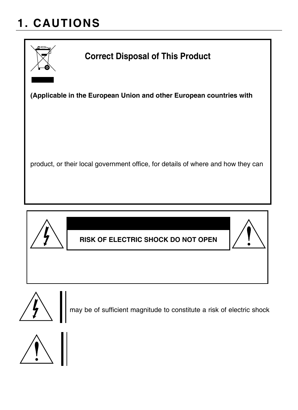 Cautions, Caution | KT&C KPC-N751NU User Manual | Page 5 / 28