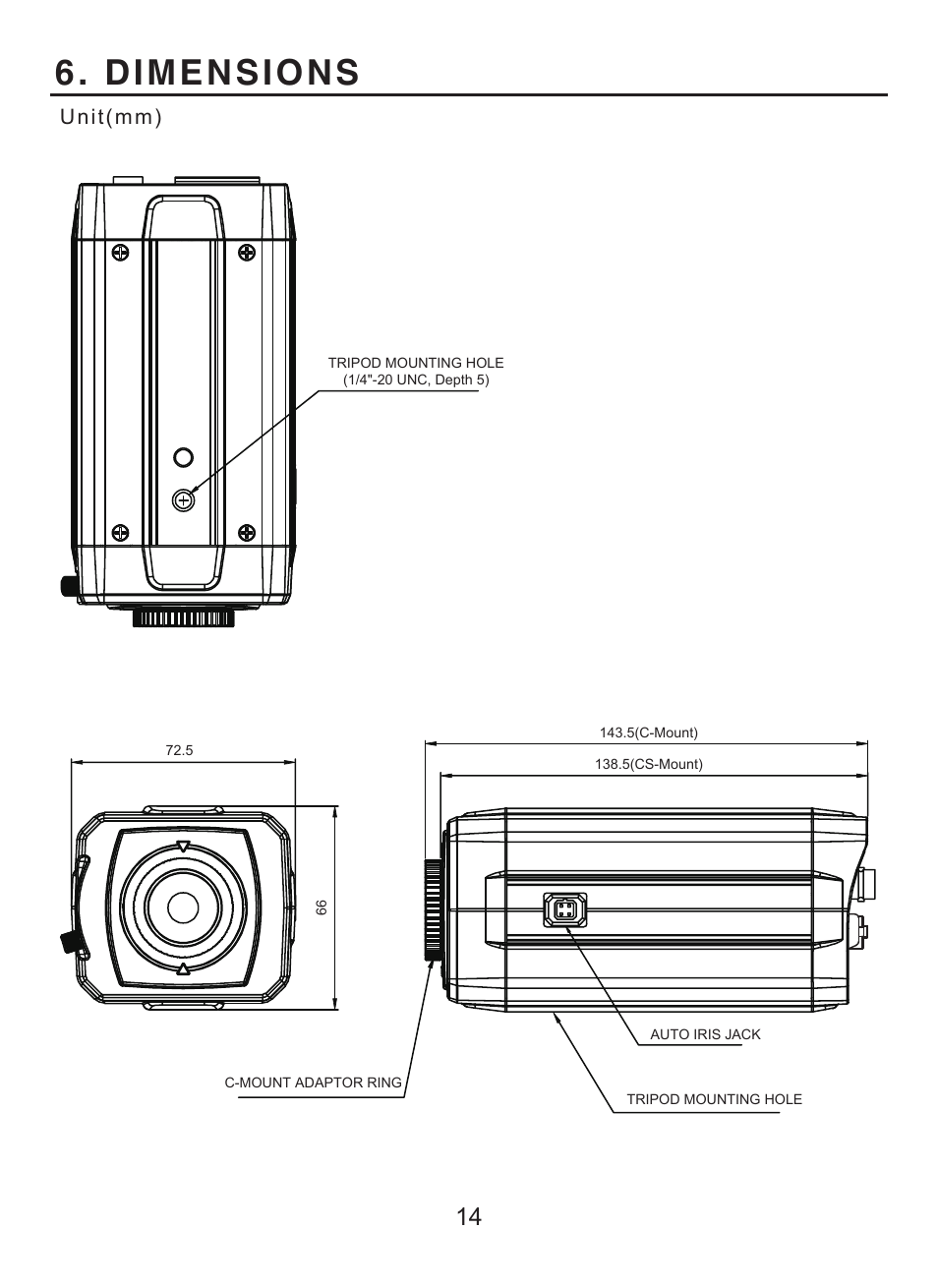 Dimensions | KT&C KPC-WDR7000NU User Manual | Page 44 / 61