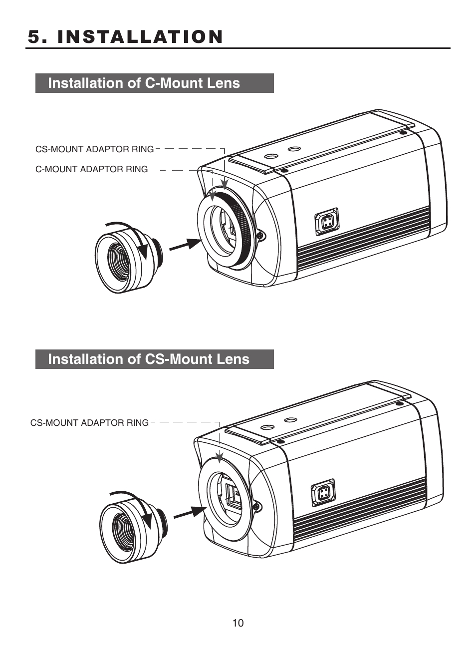 Installation | KT&C KPC-BSP6300U User Manual | Page 10 / 15