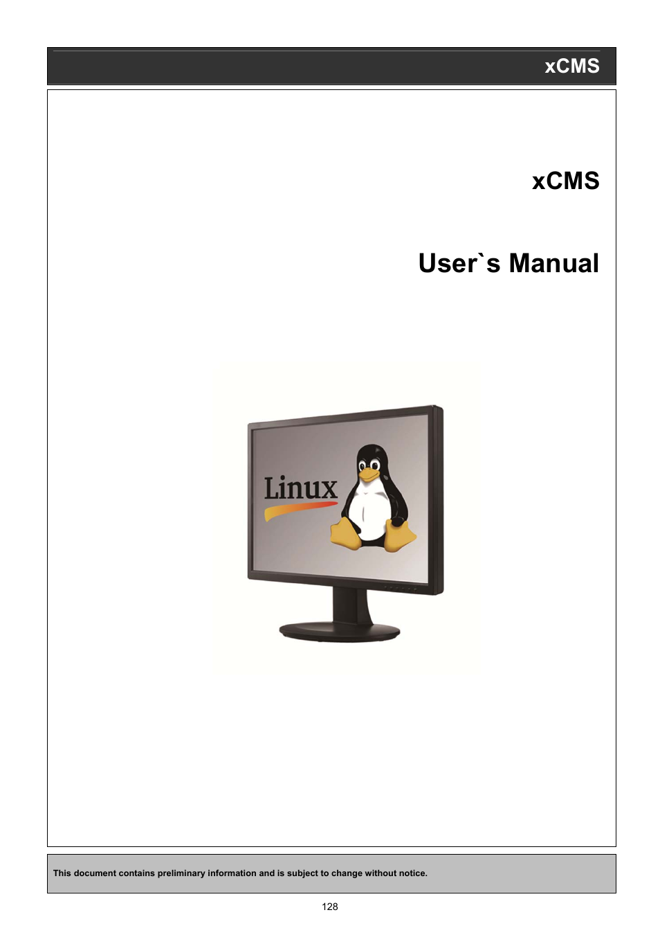 User`s manual, Xcms | KT&C KVR-0412H User Manual | Page 128 / 219