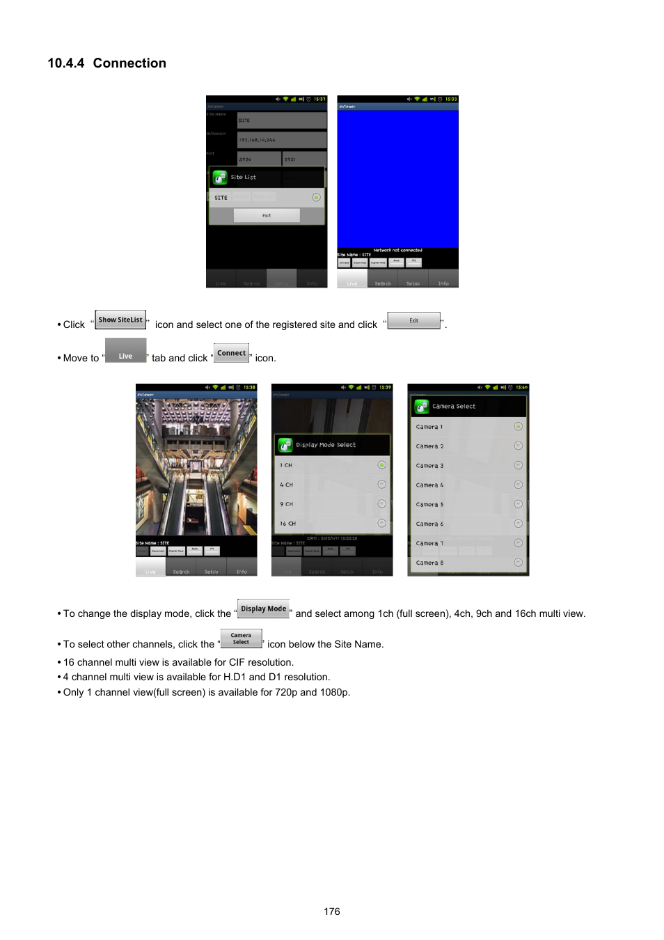 4 connection | KT&C KVR-0412H User Manual | Page 176 / 219