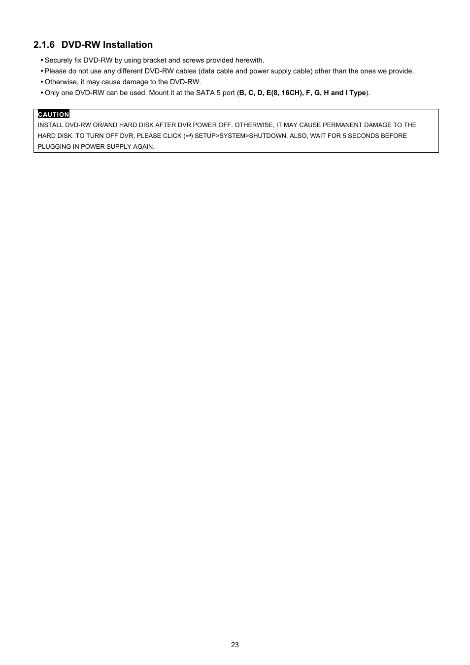 6 dvd-rw installation | KT&C KVR-0412H User Manual | Page 23 / 219