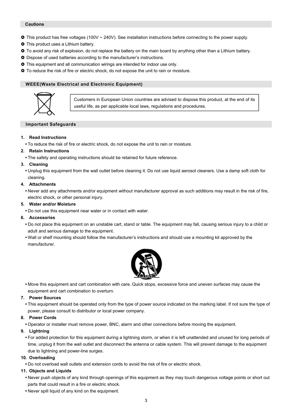 KT&C KVR-0412H User Manual | Page 3 / 219