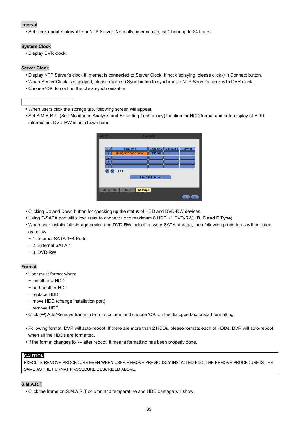 KT&C KVR-0412H User Manual | Page 39 / 219