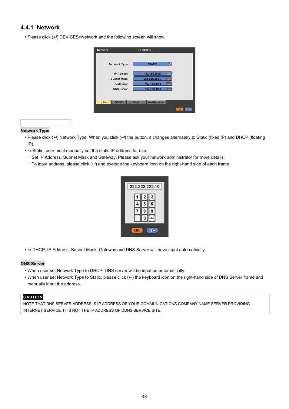 1 network | KT&C KVR-0412H User Manual | Page 48 / 219