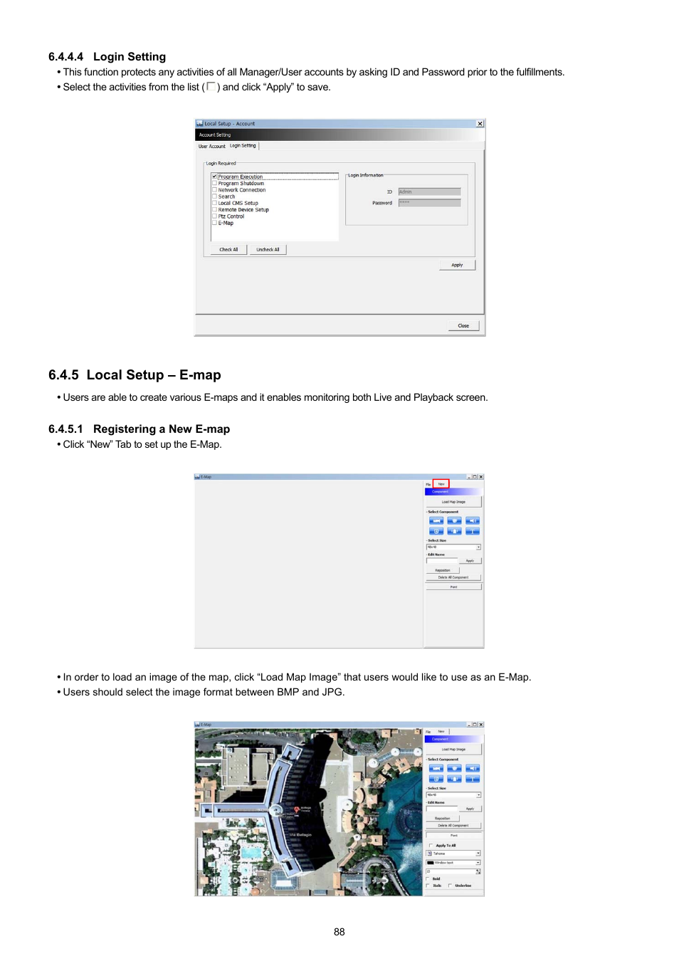 5 local setup – e-map | KT&C KVR-0412H User Manual | Page 88 / 219