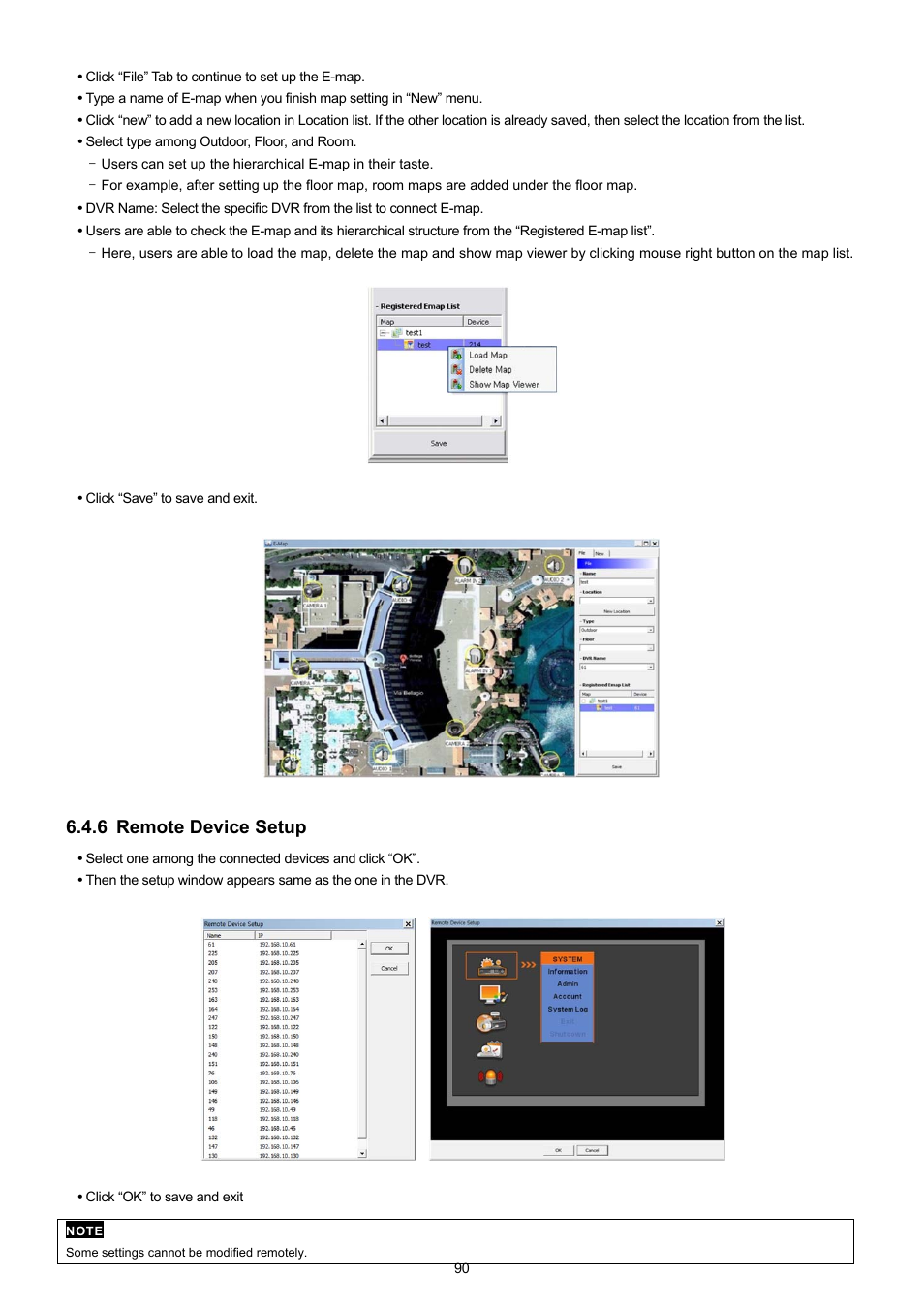 Remote device setup | KT&C KVR-0412H User Manual | Page 90 / 219