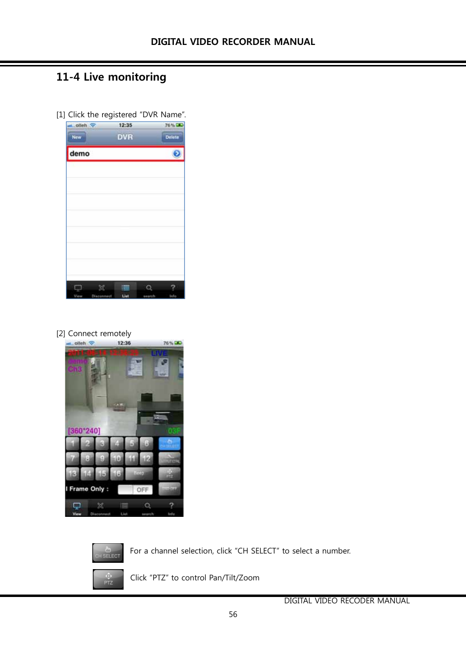4 live monitoring | KT&C K9-s Series User Manual | Page 56 / 73
