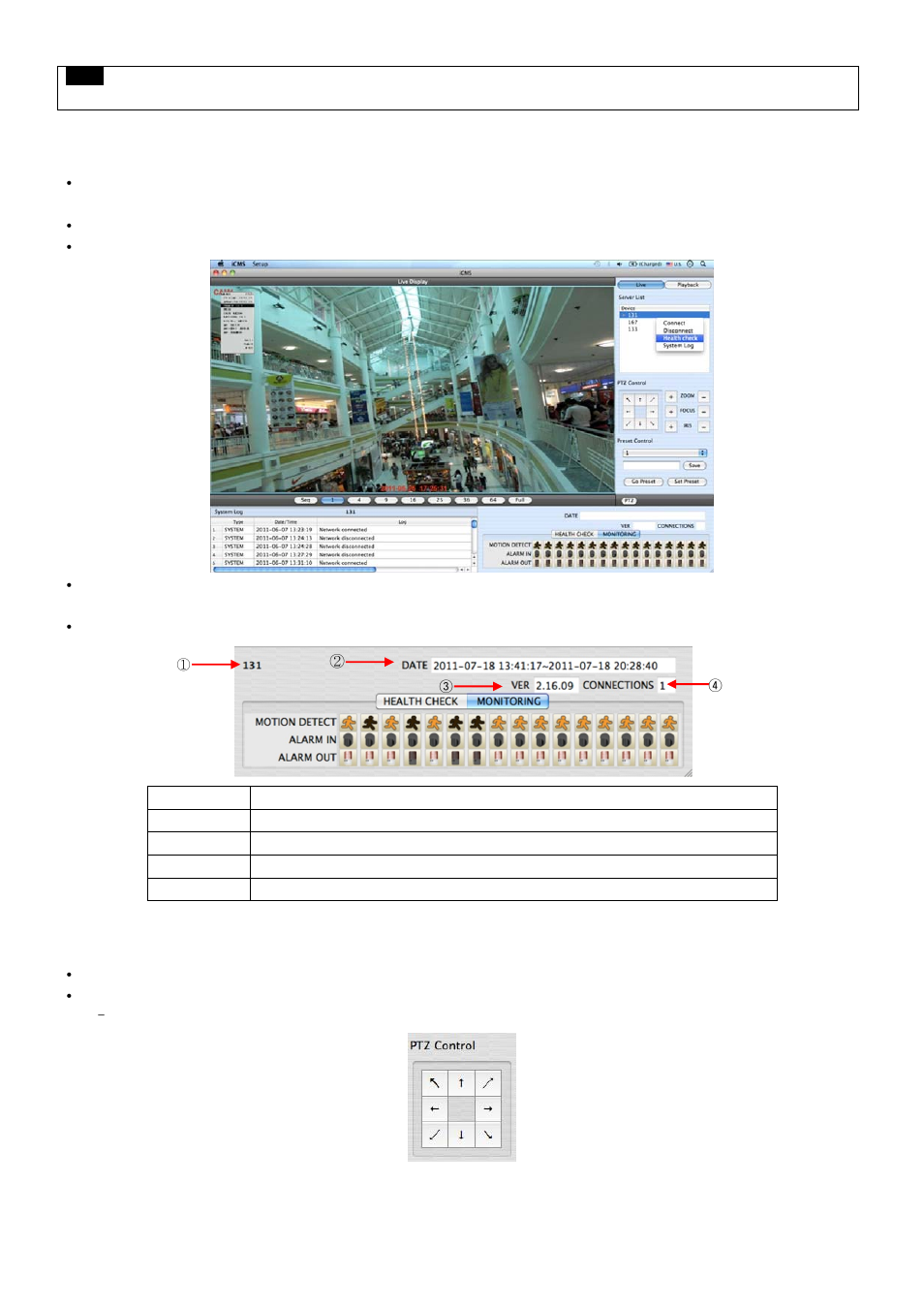 3 health check, 4 ptz control | KT&C KVR-1601S User Manual | Page 116 / 192