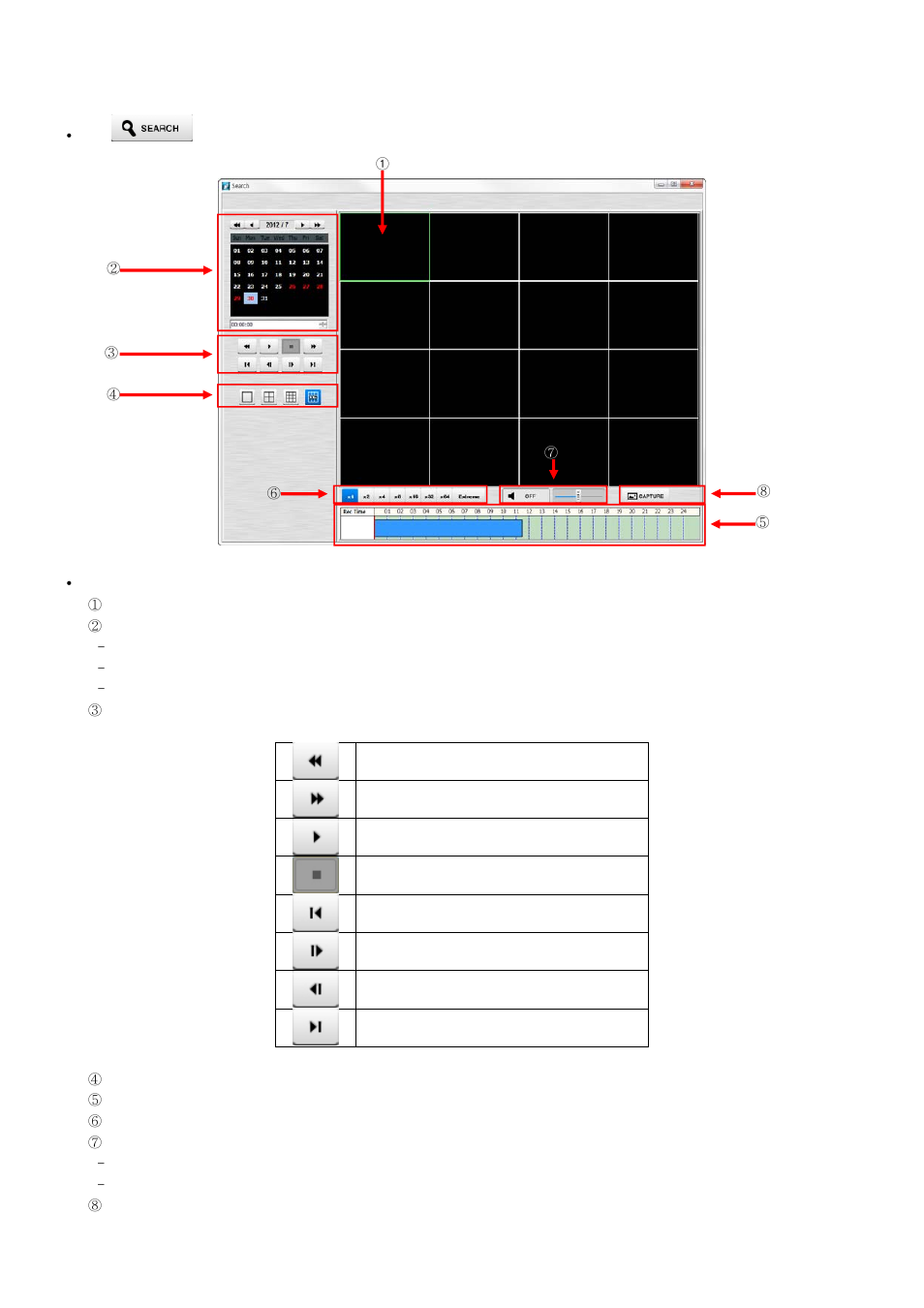 4 search screen | KT&C KVR-1601S User Manual | Page 138 / 192